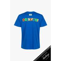 Vente en gros 100% coton T-shirts pour hommes Rossifumi Heritage Style sportif personnalisé 46 anti-rétrécissement bleu foncé pour l'exportation