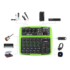 Best Service usb audio sound mixer 6 troughs digital Professional sound - Product Image 5