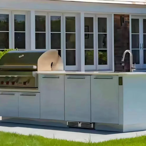 Durable and Eco-friendly Aluminum Outdoor Cabinet Durable Aluminum Cabinet Waterproof Outdoor Furniture Eco Friendly Living <strong>Roo</strong> - Product Image 1