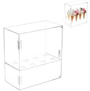 Manufacturer Custom Countertop Acrylic Ice Cream Cones <b>Display</b> <b>For</b> Store - Product Image 3