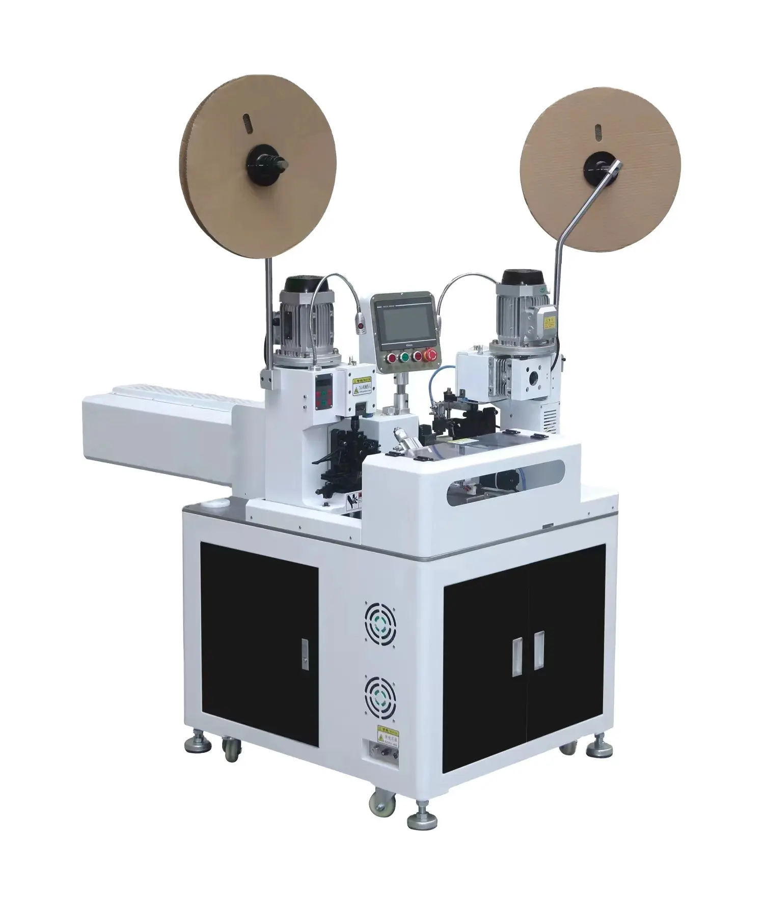 Fully automatic cable arrangement double-end terminal machine five-wire multi-core wire cutting double-end stripping machine