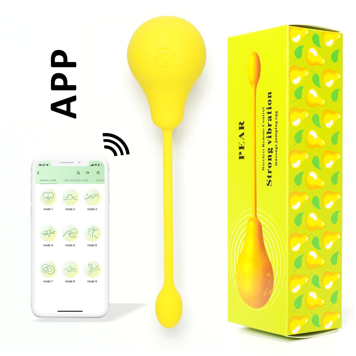 application poire jaune