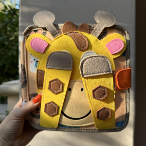 Libro de Actividades Sensoriales Montessori de Alta Calidad para Niños Pequeños, Libro de Fieltro para Desarrollo de Habilidades Motoras, Juguete de Viaje, Regalo de Cumpleaños para Niños y Niñas - Product Image 1