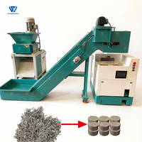 Presse à briquettes de métaux ferreux, compacteur de poudre d'aluminium et de copeaux de fer pour tournures de tour