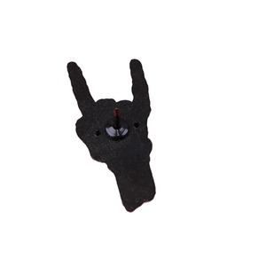 Trâm cài hình đầu lâu, hình ngón tay, biểu tượng nhạc rock, biểu tượng cử chỉ tay, phù hiệu cài áo, trâm cài hình lòng bàn tay, phụ kiện trang trí quần áo, ba lô - Product Image 5