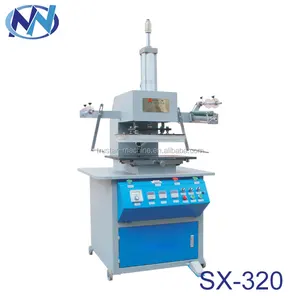 SX-320 mais recente máquina de estampagem de folha quente para couro/tecido
