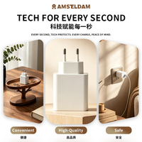 Boîtier de chargeur Y008 avec prise EU, un seul port USB-A, en plastique