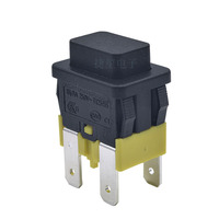 Interrupteur à bouton-poussoir momentané 16A 250VAC T125 15*21mm D P S T PS5-210 (ON) OFF pour bornes de 6,3 mm ou 4,8 mm