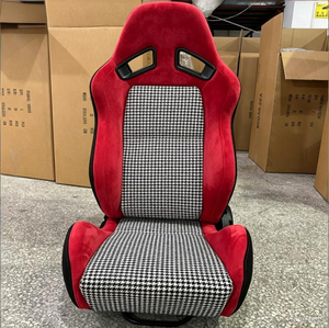 Asiento Deportivo Ajustable Clásico LK, Tapicería de Gamuza, Multimaterial, Kit de Rieles Universales para Asiento de Auto - Product Image 6