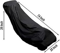 Housse de tondeuse à gazon Housse de tondeuse à gazon imperméable et robuste avec revêtement de protection Housse universelle à cordon de serrage Sac de rangement