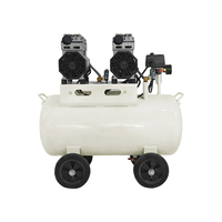Compresseur d'air sans huile silencieux 1960W 60L 220V, puissant pour usage industriel, outils pneumatiques portables, cloueuse, fourni par l'usine chinoise