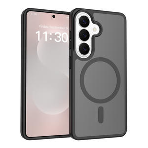 Nueva Funda Magnética para Teléfono con Sensación de Piel de 2.0 mm para <span class=keywords><strong>Samsung</strong></span> S26 Ultra, Carga Inalámbrica, Resistente <span class=keywords><strong>a</strong></span> Golpes, para <span class=keywords><strong>Samsung</strong></span> S26 Plus - Product Image 1