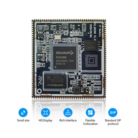 Kit de développement économique avec carte centrale VoIP Quad-Core Cortex-A7 RK3308, PCB FR4 4 couches, fonction téléphone SIP et voix intelligente