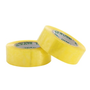 High Viscosity Custom Bopp Packaging <strong>Tape</strong> Clear Carton Strapping <strong>Tape</strong> for <strong>Wholesale</strong> Packaging Applications - Product Image 1