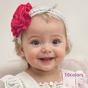 New bé ren Headband Dễ Thương Hoa bé đàn hồi fontanelle headdress Châu Âu và mỹ trẻ em phụ kiện - Product Image 2