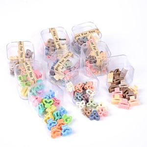 กิ๊บติดผมพลาสติกขนาดเล็ก 2 ซม. สไตล์หวาน สีสันสดใส สำหรับผู้หญิง - หลายแบบ สำหรับ<span class=keywords><strong>ผม</strong></span>สั้น <span class=keywords><strong>ผม</strong></span>ถัก <span class=keywords><strong>ผม</strong></span>ครึ่งหัว แบบต่างประเทศ - Product Image 2