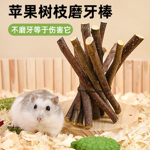 Palitos para masticar para hámsters, chinchillas, conejos, ramas de madera de manzana, 500g, snacks ecológicos para mascotas - Product Image 3