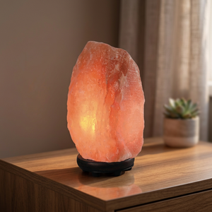 Lámpara de Sal Rosa del Himalaya, Artesanal, con Forma de Huevo, Decoración para el Hogar, Varios Estilos y Formas, Artesanía Natural - Product Image 2