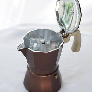 Máquina de café expreso de doble válvula Mocha Pot de aluminio de grado alimenticio con construcción de metal de alivio de presión constante - Product Image 4