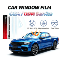 Lámina de Nano Cerámica para Ventanas de Automóviles, Aislamiento Térmico, Antiarañazos, Protección UV del 99%, Compatible con Señales, 1.52m*30m, Garantía de 5 Años, OEM
