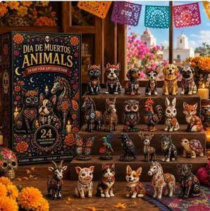 Calendario <span class=keywords><strong>de</strong></span> Adviento del Día <span class=keywords><strong>de</strong></span> <span class=keywords><strong>Muertos</strong></span>, Adornos Colgantes <span class=keywords><strong>de</strong></span> Acrílico, Caja Sorpresa, Calendario <span class=keywords><strong>de</strong></span> Cuenta Regresiva, Decoración Mexicana <span class=keywords><strong>de</strong></span> Calaveras <span class=keywords><strong>de</strong></span> Azúcar para Coleccionistas - Product Image 6
