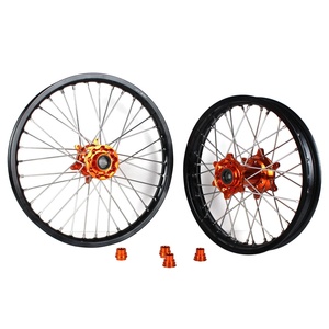 2003-2023 Roues Motocross Jantes 18/21 ''Noir Bleu YZ/<span class=keywords><strong>YZF</strong></span> /WRF <span class=keywords><strong>125</strong></span> 250 450 - Product Image 6