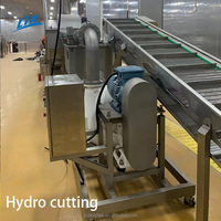 Automatische Grote Capaciteit Groenten Fruit 453Kg-22679Kg Aardappelen Chips Wiggen Plakjes Frietjes Industriële Hydro-Snijder