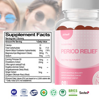 S-Yichao Gommes à la pectine sans sucre pour soulager les symptômes de la menstruation chez la femme, certifiées GMP, gommes pour les troubles du cycle menstruel, équilibre hormonal