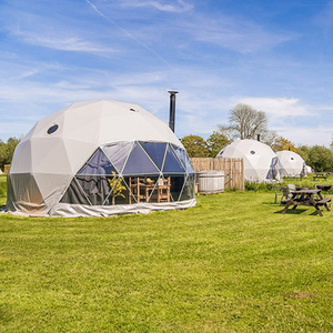 Dôme Géodésique d'Hiver Glamping 12M Tente avec Salon et Poêle Igloos <span class=keywords><strong>Domo</strong></span> Home - Product Image 3
