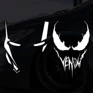 Phổ Tùy Chỉnh Skull Tùy Chỉnh Xe Máy Dán Đồ Họa PVC Vinyl Decal Cho Motocicleta - Product Image 1