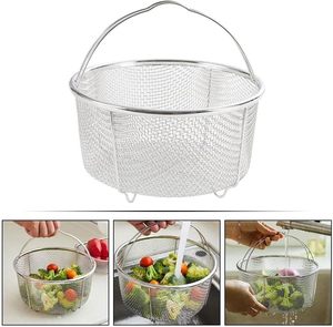 Cesta de acero inoxidable multifuncional para freír, colar y escurrir en la cocina - Product Image 1