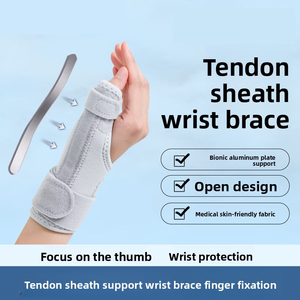 <span class=keywords><strong>Attelle</strong></span> de soutien respirante et souple <span class=keywords><strong>pour</strong></span> poignet et doigts, immobilisateur <span class=keywords><strong>pour</strong></span> tendinite du pouce, blessures articulaires, entorses, douleurs et fractures - Product Image 1