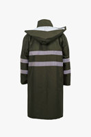 Manteau à capuche réfléchissant imperméable pour hommes femmes Long Trench imperméable coupe-vent respirant écologique léger Design