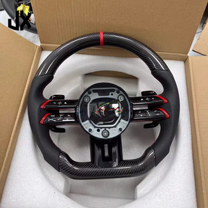 พวงมาลัยคาร์บอนไฟเบอร์สำหรับรถยนต์เมอร์เซเดสเบนซ์ W212 W463 W464 W205 W204 W207 W213 W222 W223 W211 GLA GLB <span class=keywords><strong>AMG</strong></span> GLE GLS - Product Image 3