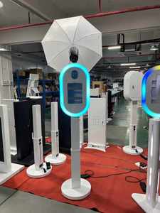 Cabina de <span class=keywords><strong>Fotos</strong></span> para iPad DSLR con Carcasa y Espejo Ovalado, Máquina de Selfies para Fiestas, Bodas y Eventos - Product Image 2