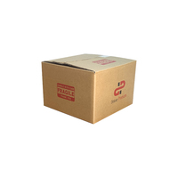 Caja de cartón corrugado RSC mediana personalizada, laminado mate brillante en relieve, embalaje de producto portátil, ventaja UV, envío
