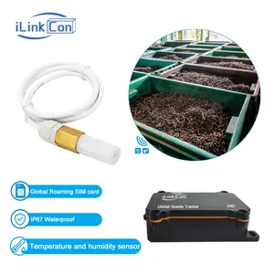 ILinkCon 4G, dispositivo inalámbrico global para coche, sensor de temperatura y humedad, rastreador GPS WiFi