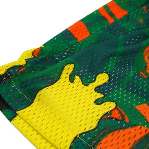 กางเกงขาสั้นตาข่ายสำหรับผู้ชายกางเกงขาสั้นตาข่ายโพลีเอสเตอร์ระบายอากาศได้ดีขนาดใหญ่ออกแบบได้ตามต้องการ - Product Image 5