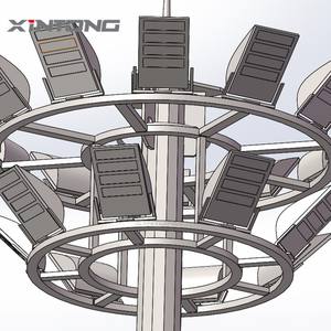 Precios de Fábrica de Torre de Iluminación de Mástil Alto de 20 m de Acero Q235 con Dispositivo de Elevación y Descenso - Product Image 1