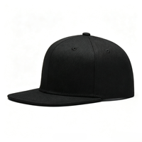Casquette de baseball unisexe réglable à 6 panneaux, visière plate, imperméable, style sportif, couleur unie, vierge, personnalisable avec logo, style hip-hop, plusieurs modèles
