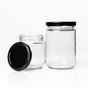 עיצוב חדש 8 עוז 9 עוז 10 עוז 16 עוז 32 עוז frasco de vidrio חמוץ מיני צנצנת זכוכית צנצנת עם כפים - Product Image 1