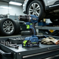Perceuse-visseuse électrique sans balais 21V 60N.m OEM ODM, double vitesse, portable, sans fil, pour l'assemblage et la rénovation de meubles