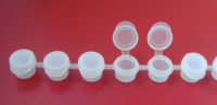 Fournitures d'art en gros bricolage couleur personnalisée vide 1.6 Ml bandes de dosettes de pot de peinture