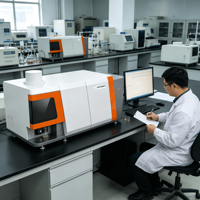 Espectrómetro de Laboratorio de Alta Precisión para Análisis de Elementos de Tierras Raras ICP-OES 100, Análisis de Suelos/Minerales, Detección Ambiental 190-500nm