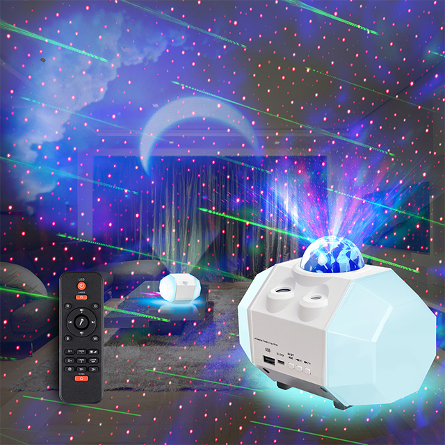 KSWING New Wifi Galaxy Lighting Baby Galaxy Night Light Starry Projector With Alexa LED Galaxy Projector