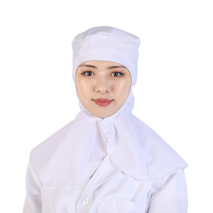 Châle/masque anti-poussière et respirant pour usine alimentaire, avec bonnet intégré, idéal pour atelier et usine - Product Image 5