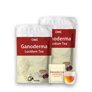 Grosir kemasan tea5 detoksifikasi Ganoderma Lucidum herbal alami merek kami sendiri/kotak gratis ongkos kirim