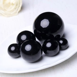 Fábrica al por mayor <span class=keywords><strong>de</strong></span> piedras preciosas esfera adivinación <span class=keywords><strong>bola</strong></span> regalo curación natural <span class=keywords><strong>cristal</strong></span> cuarzo negro obsidiana esfera <span class=keywords><strong>bola</strong></span> - Product Image 3