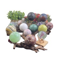Letsun Natuurlijke Kristallen Bol Gepolijste Edelsteen Sfeer Ornament Ruwe Steen Decoratie Modetrend Liefde voor Kantoor Huis Cadeau