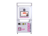 Photomaton commercial DOLA, impression instantanée, cadre en alliage d'aluminium, options DSLR et autocollants